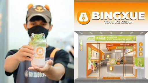 bingxue matcha sundae series rekomendasi best seller bingxue, bingxue matcha sundae series, harga es krim bingxue, outlet bingxue terdekat